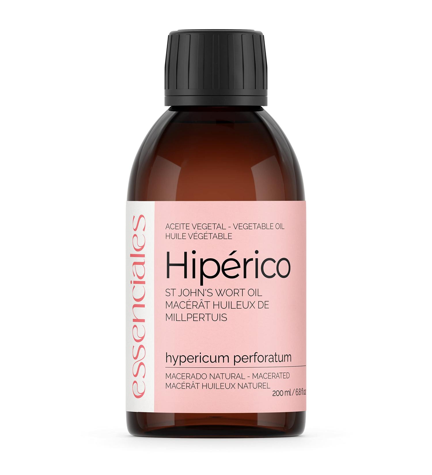  Essenciales Essenciales - St John's Wort (Olive Macerated St. John's Wort Oil) 100% Natural 200 ml | Macerated Hypericum Perforatum - Buy Online on GoSupps.com