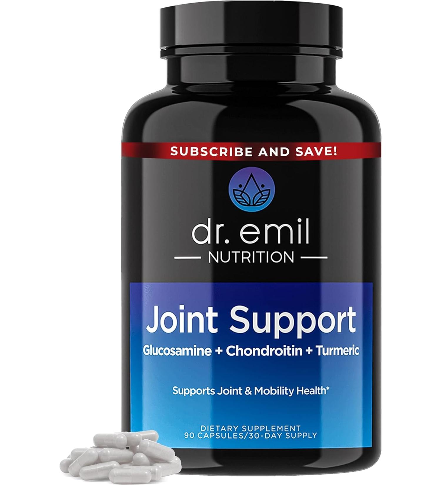Dr Emil Nutrition Joint Aid Supplement - 60 Capsules | Support for Joint Health - Buy Online on GoSupps.com