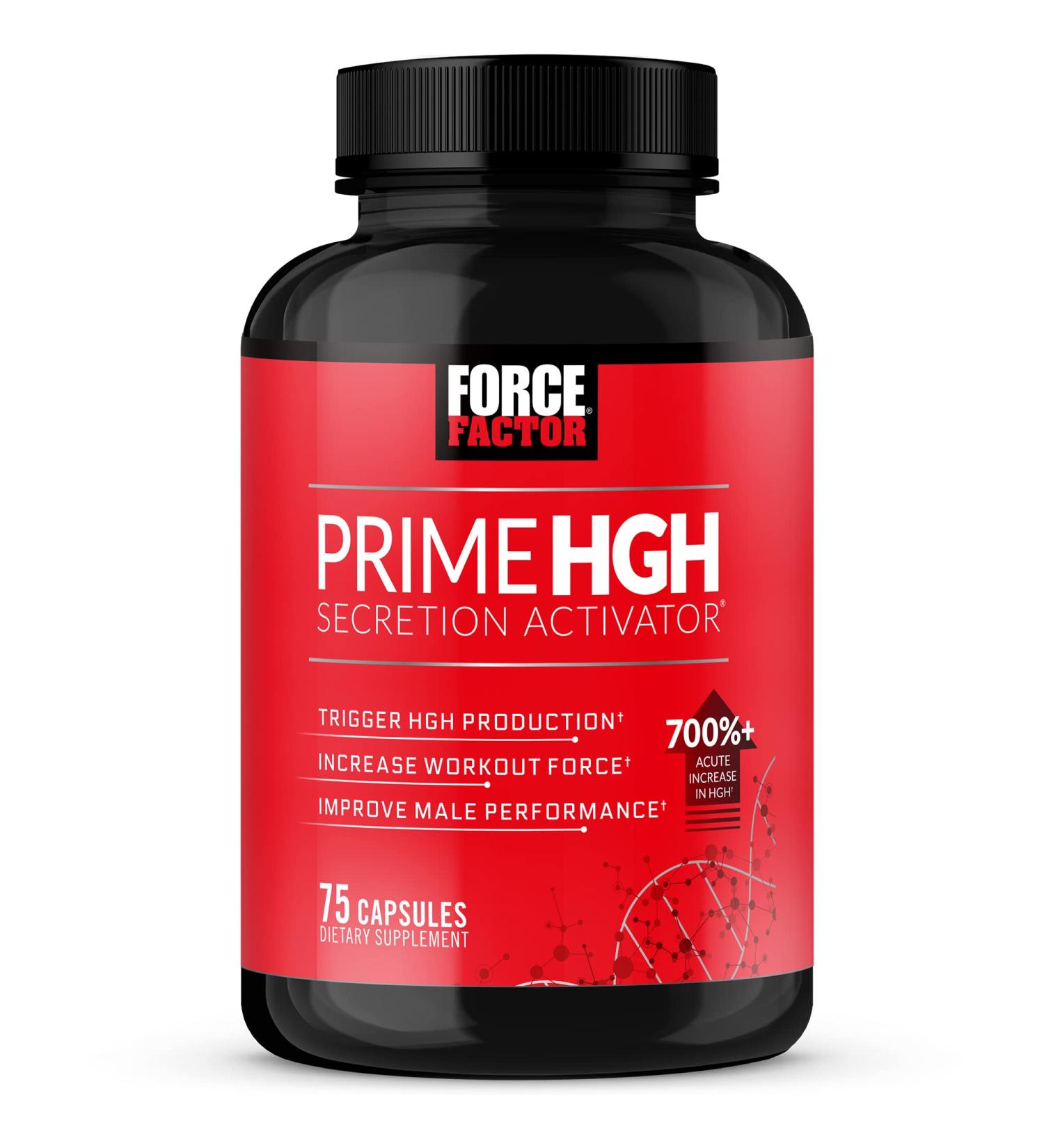 Force Factor HGH Supplement for Men with AlphaSize - 75 Capsules - Buy Online on GoSupps.com