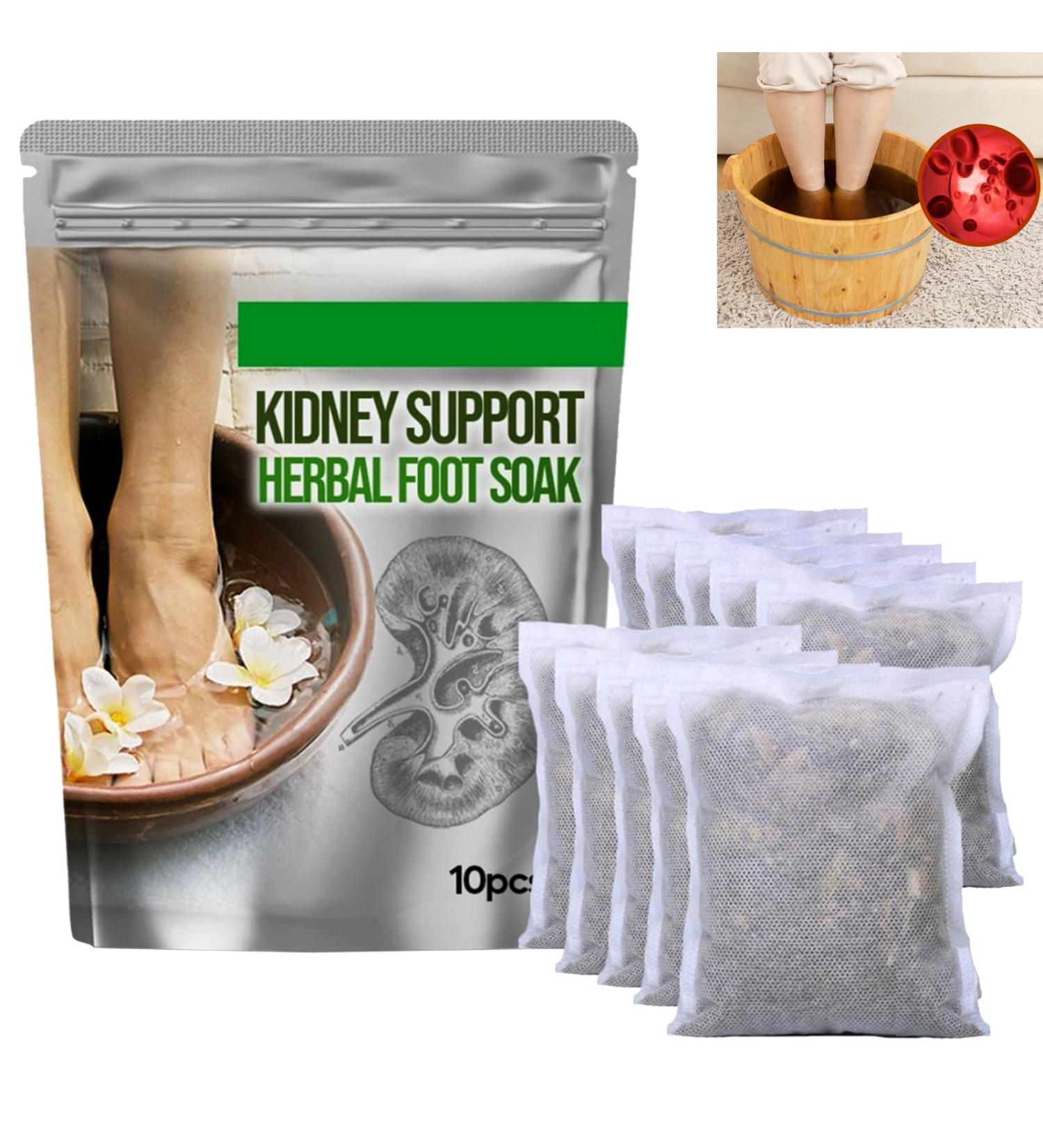 Kidney Support Herbal Foot Soak Kidney-Health Foot Bath Herb Kidney Warming Foot Bath Bag Ginger Foot Bath Bag for Promote Blood Circulation Herbal Foot Cleansing Soak - Buy Online on GoSupps.com