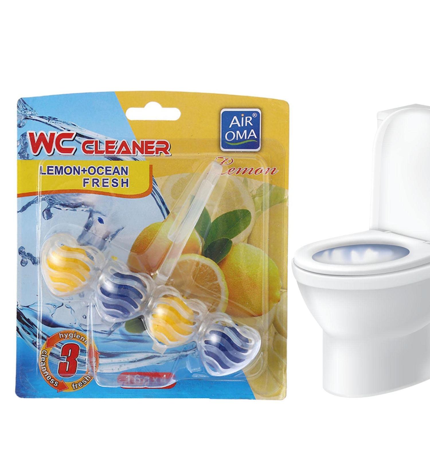 Soft Scrub Toilet Fresheners - Hanging Automatic Toilet Cleaning Ball with 4 Scents Soft Scrub Toilet Fresheners with Rose Jasmine Pine Lemon Scents Nicything - Buy Online on GoSupps.com