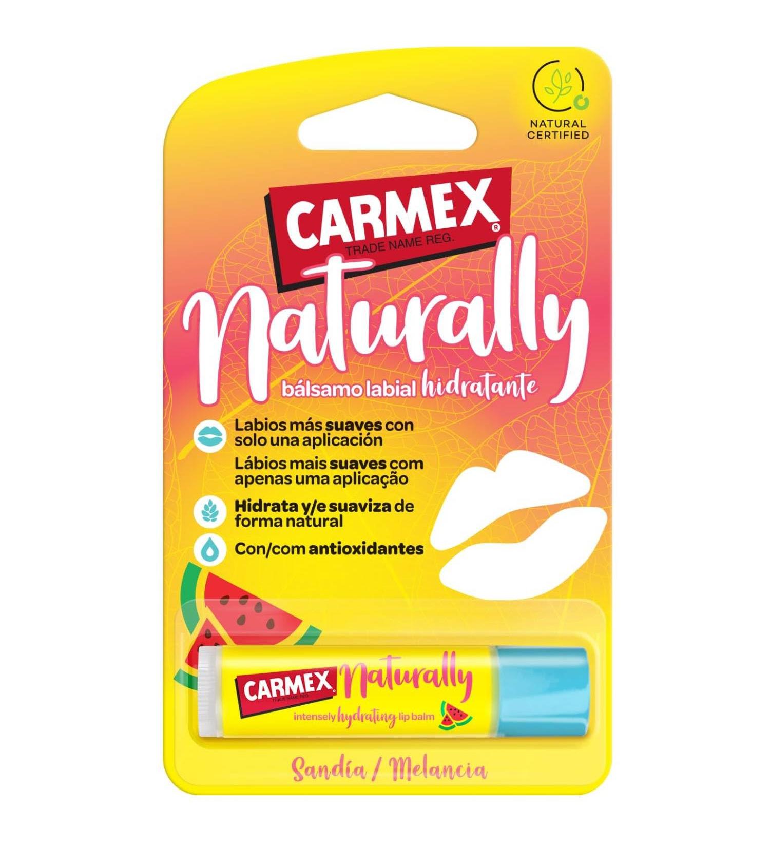  Carmex Carmex Naturally Watermelon Moisturizing Lip Balm 1 Unit - Buy Online on GoSupps.com