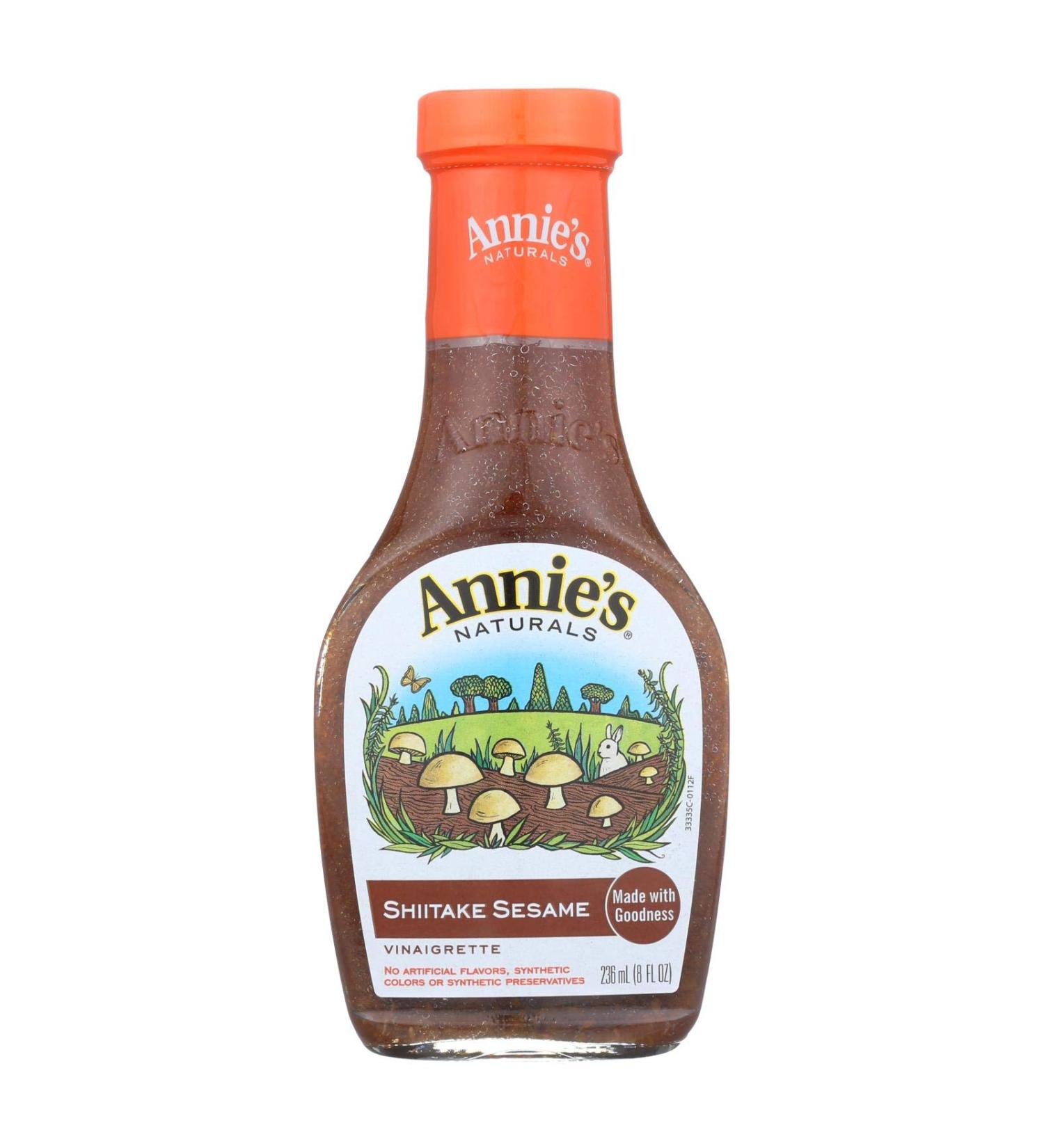 Annies Homegrown Shiitake & Sesame Vinaigrette, 8 Ounce (Pack of 6) 8 Fl Oz (Pack of 6)