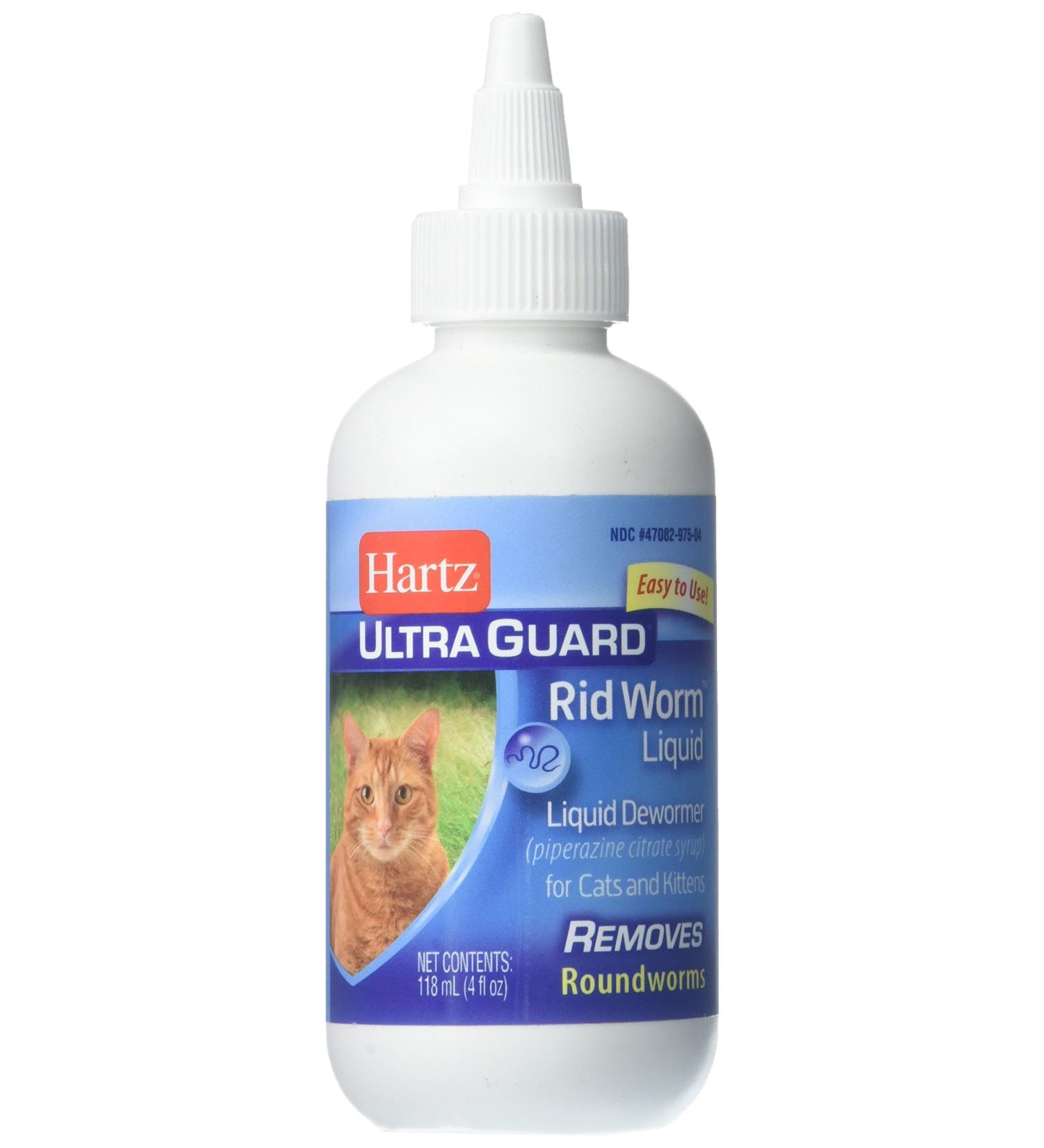 Hartz UltraGuard Rid Worm Liquid for Cats - Effective and Safe Treatment - Buy Online on GoSupps.com
