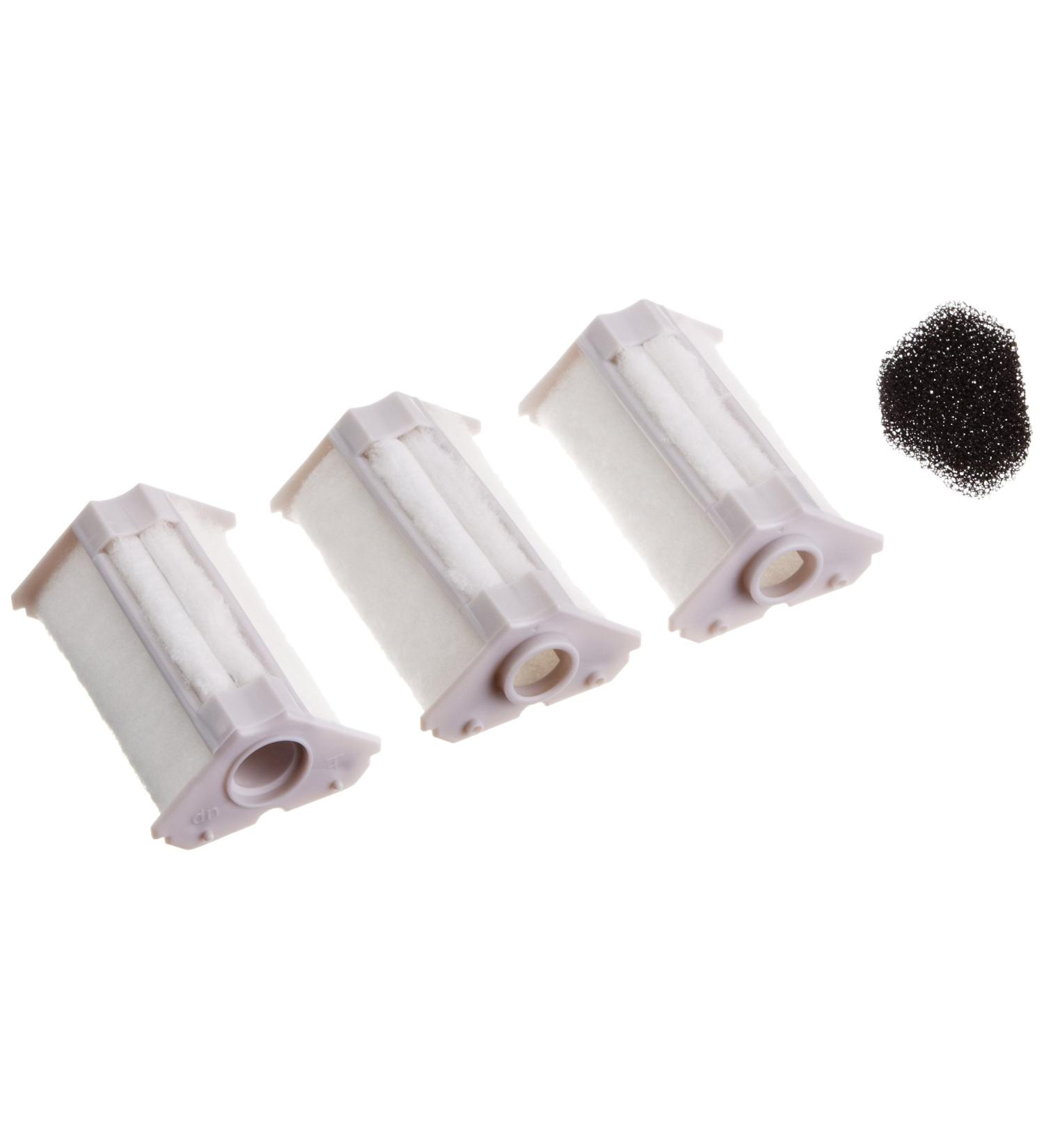 Dennerle Corner Filter Element 40/60 pack of 3 - 3x filter element including 1 filter sponge - replacement cartridge for corner filter