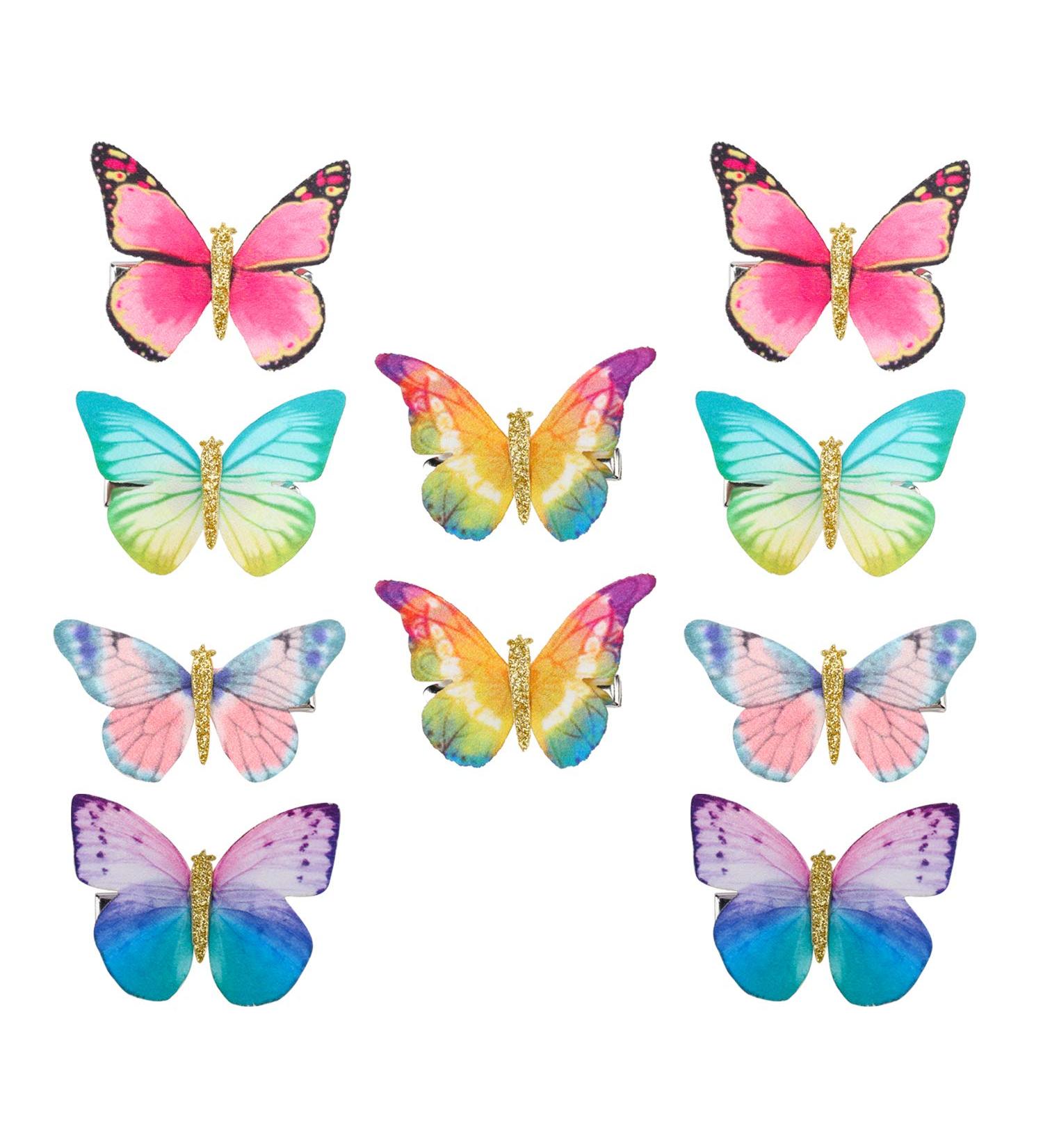 Buy Hifot Butterfly Hair Clips for Girls - 10 Pieces of Cute Hairpins & Bows | Stylish Children s Hair Accessories & Headbands for All Ages - Buy Online on GoSupps.com
