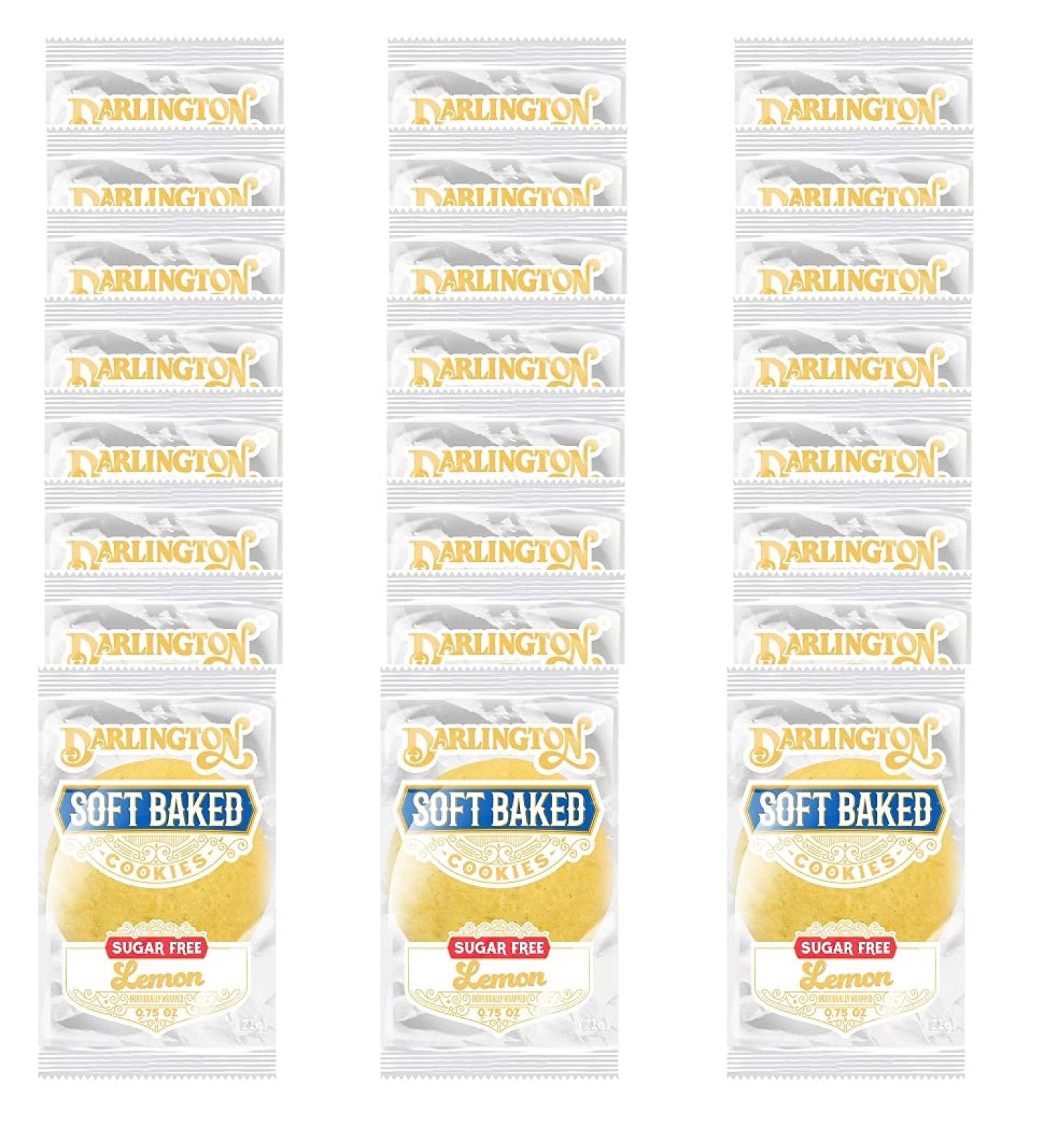 Darlington Sugar Free Lemon Cookies (0.75 oz, Pack of 24) - Delicious & Healthy Treat - Buy Online on GoSupps.com