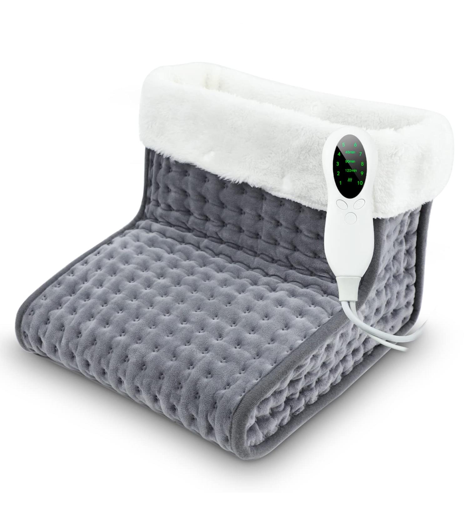 Buy Bute Electric Foot Warmers - Washable Lining 30-60 Fast Heating 10 Adjustable Temperatures Dark Gray - International Shipping - Buy Online on GoSupps.com