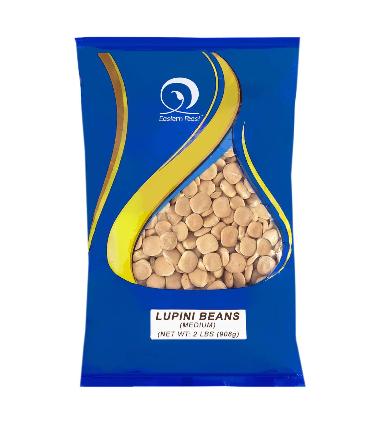 Eastern Feast Medium Size Lupini Beans - 2 Lb | Shop Now! - Buy Online on GoSupps.com