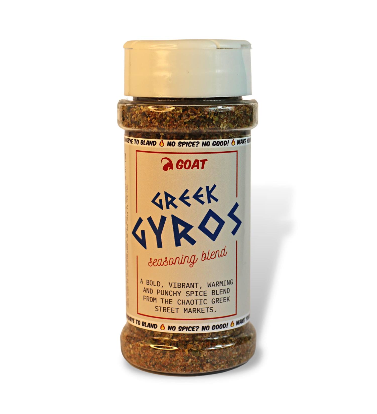 Greek Gyros Seasoning Blend & Rub - Perfect for Kebabs Rotis and Koftes. 60g Shaker. The Authentic Taste of Greek Cuisine. - Buy Online on GoSupps.com
