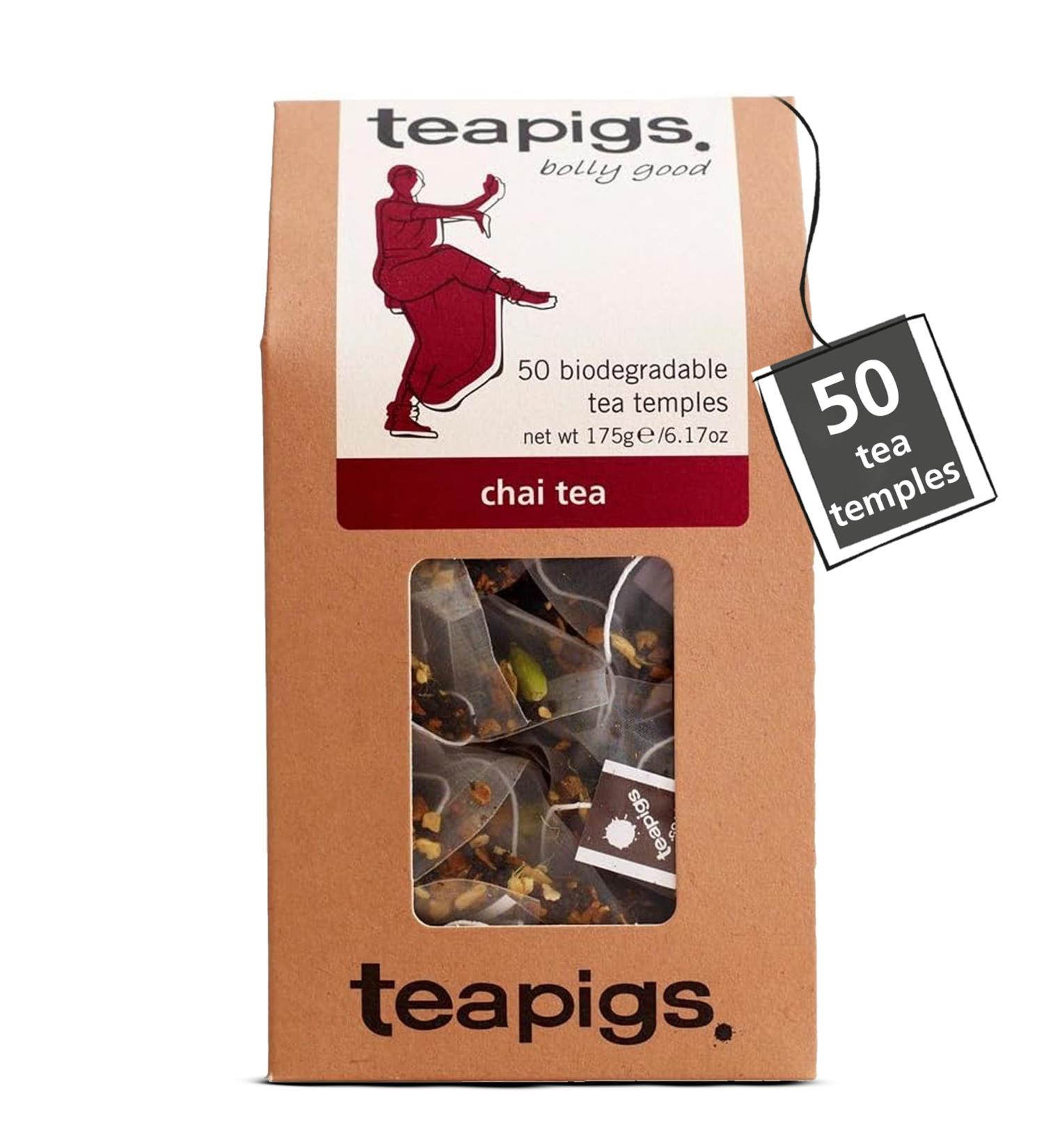 Sachets de th Teapigs Chai fabriqu s avec des feuilles enti res (1 paquet de 50 sachets de th ) Assam 50 Count (Pack of 1) - Buy Online on GoSupps.com