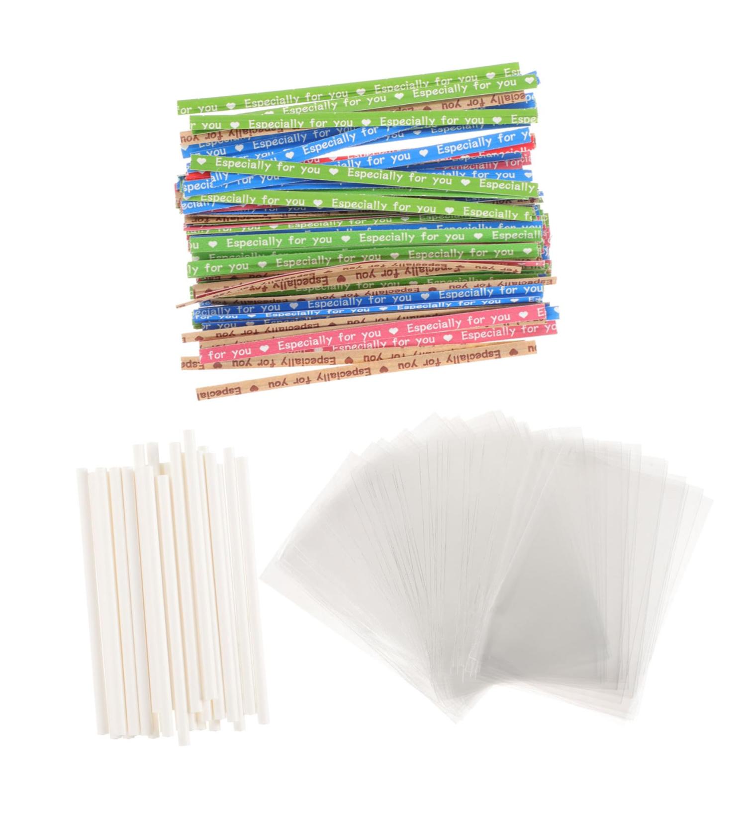 Alipis 1 Set Lollipop Stick Candy Wrappers for Chocolate Cookie Treat Bags Lollipop Pouch Kit Dessert - Buy Online on GoSupps.com