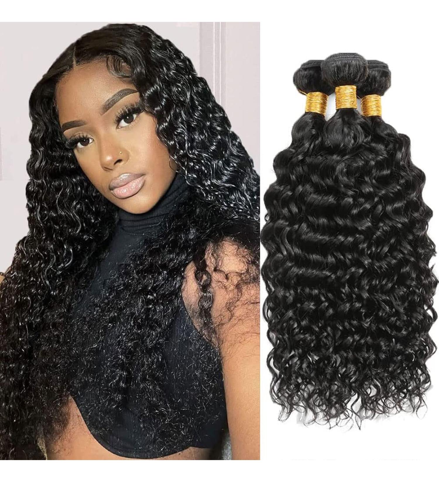 Vallbest 10A Brazilian Wet and Wavy Bundles 18 20 22 Inch - 100% Unprocessed Virgin Hair Extensions for Black Women - Buy Online on GoSupps.com