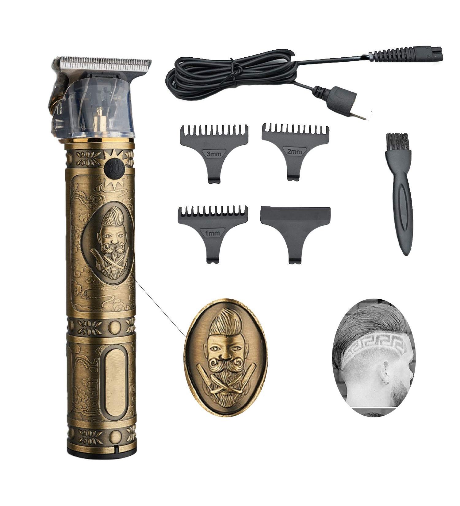 USB Rechargeable Electric Hair Trimmers for Men - Cordless Hair Clipper and Beard Trimmer Kit - Buy Online on GoSupps.com