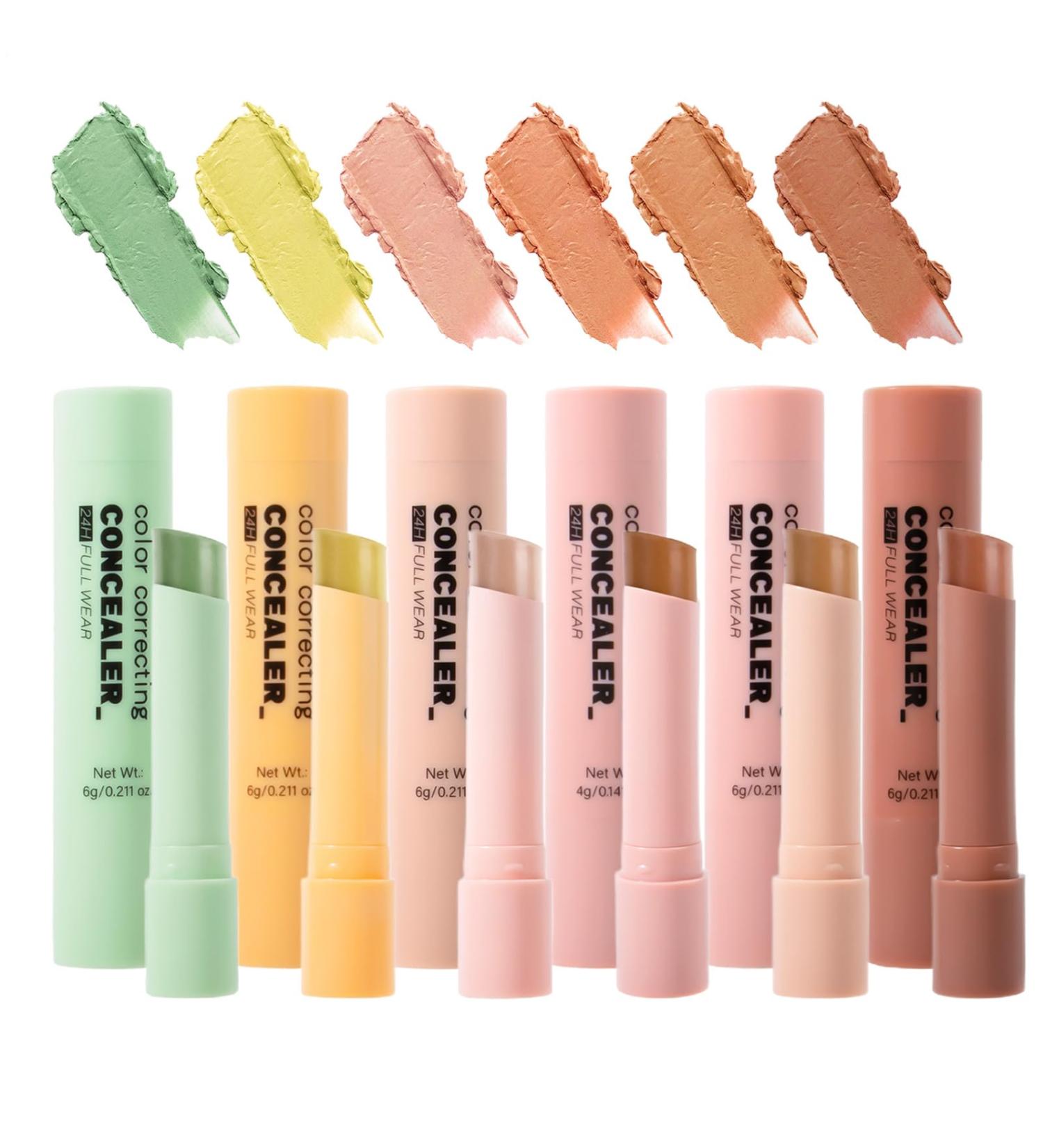  G n rique Cover Stick Concealer 6 Color Facial Concealer 4g Smudge Proof Lightweight Make Up Cosmetics Long Lasting Neutralizer for Natural Finish Skin Blemish Coverage - Buy Online on GoSupps.com