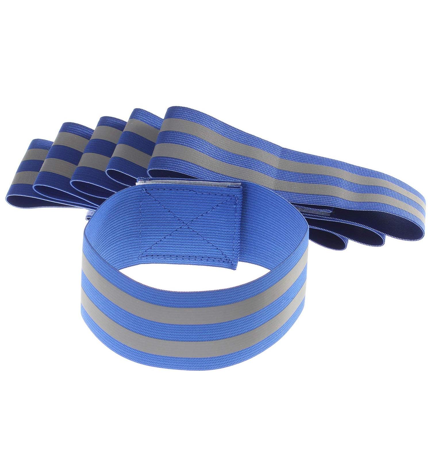 Buy 6 Pack Double Reflective Tapes - Elastic Reflective Bracelets for Jogging Cycling Hiking & Running - Blue TKB5062 - Buy Online on GoSupps.com