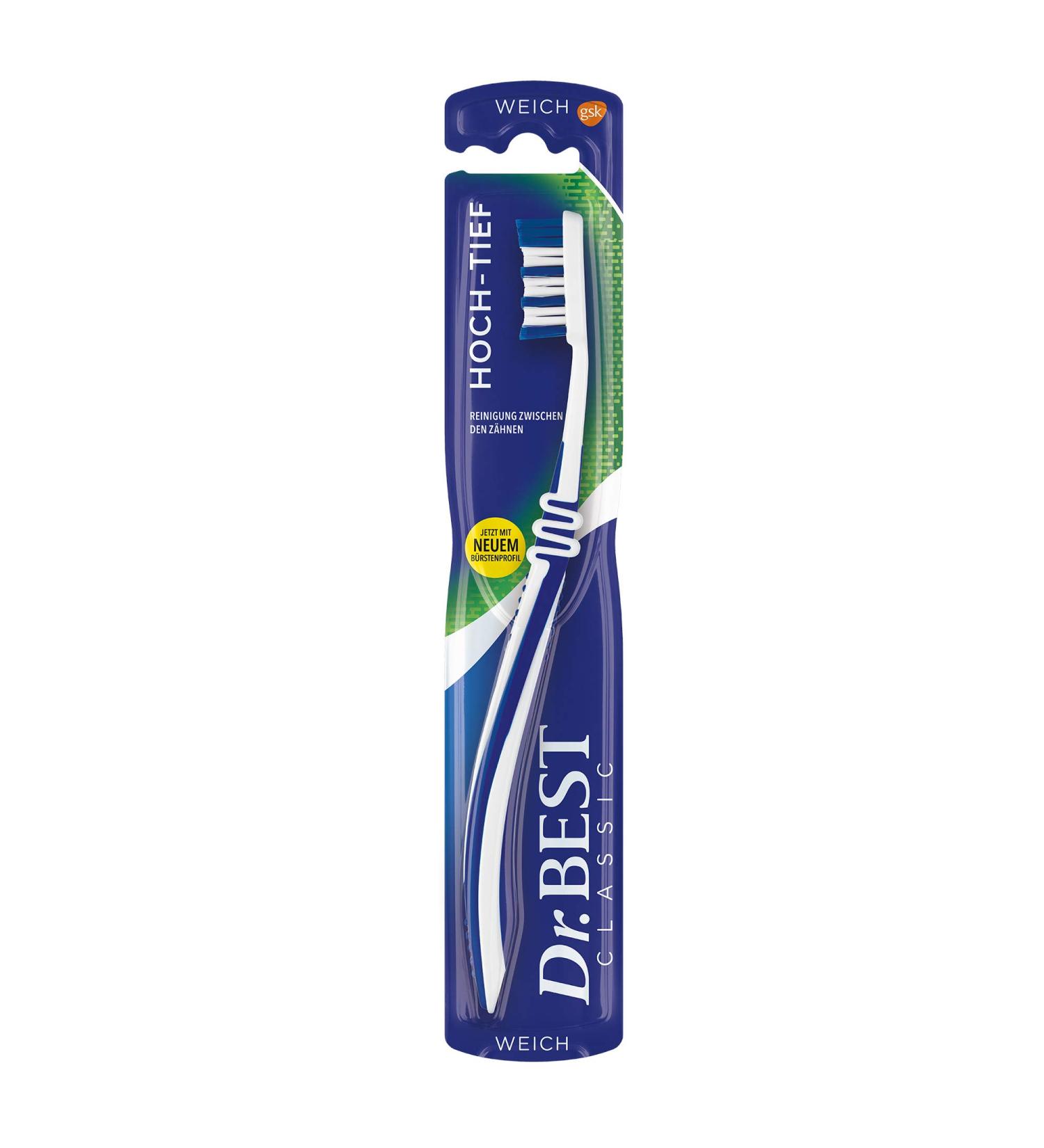 Dr. Best High-Deep Soft Toothbrush - 1 Piece | International Shipping Available - Buy Online on GoSupps.com
