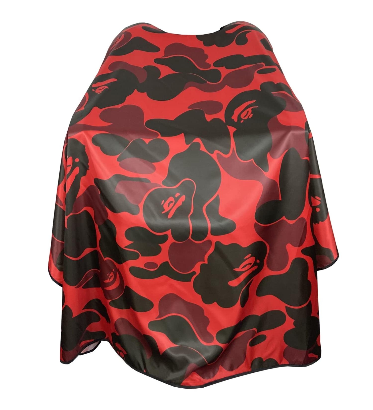 Adult Barber Cape with Snap Closure - Waterproof Hairdressing Stylist Gown (Camouflage C) - Buy Online on GoSupps.com