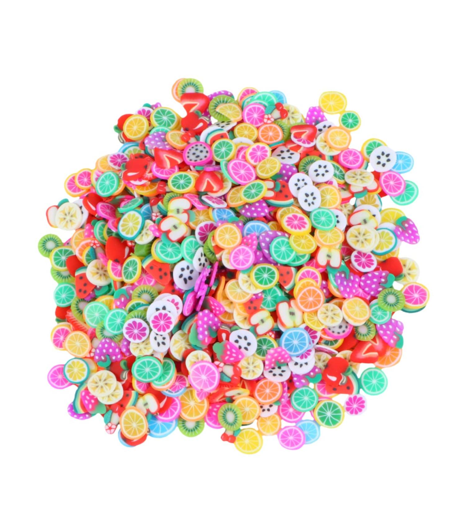 FRCOLOR 1000 Piece Kit for Making Lip Gloss Nail Charms Nail Art Discs for Lip Gloss Nail Art Discs Halloween Peach Slices Manicure Tools Polymer Clay 3D - Buy Online on GoSupps.com