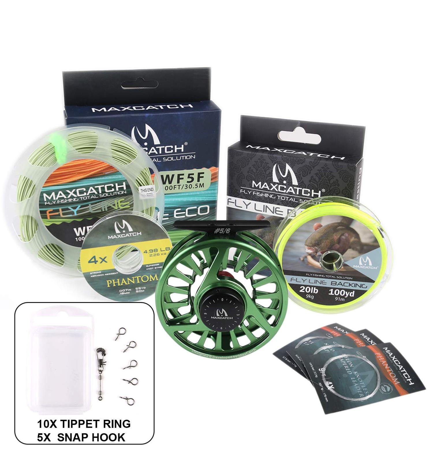 Maximumcatch Avid Series Fly Fishing Roller - Large Arbor 1/3 to 9/10WT 5 Color Options - Green Roll + Cords Combo - Buy Online on GoSupps.com