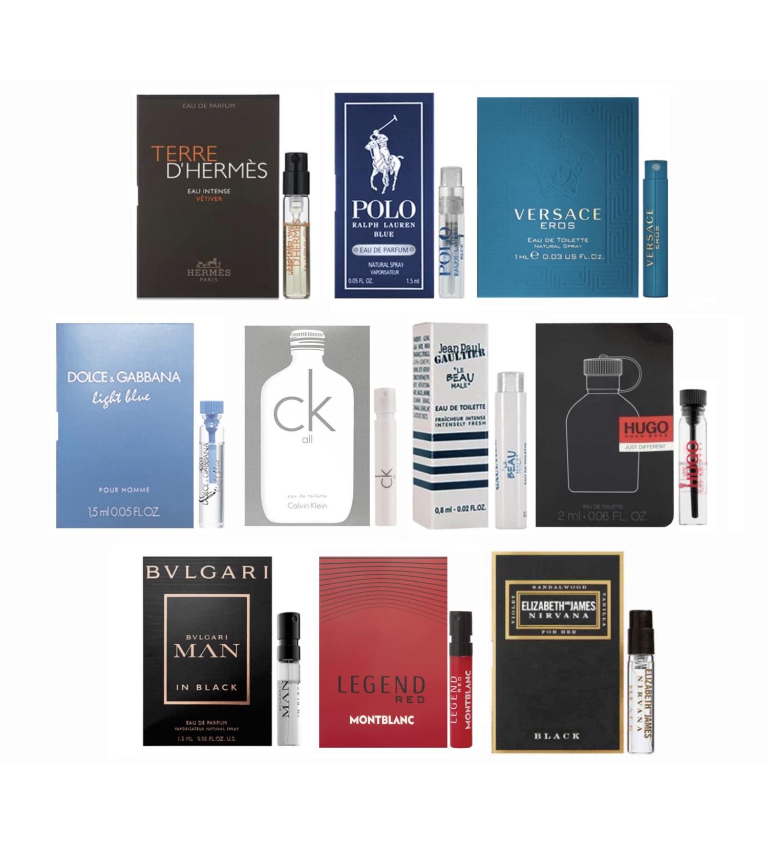 Men's High-End Designer Fragrance Samples Lot x 10 - Cologne Vials for Men - Buy Online on GoSupps.com