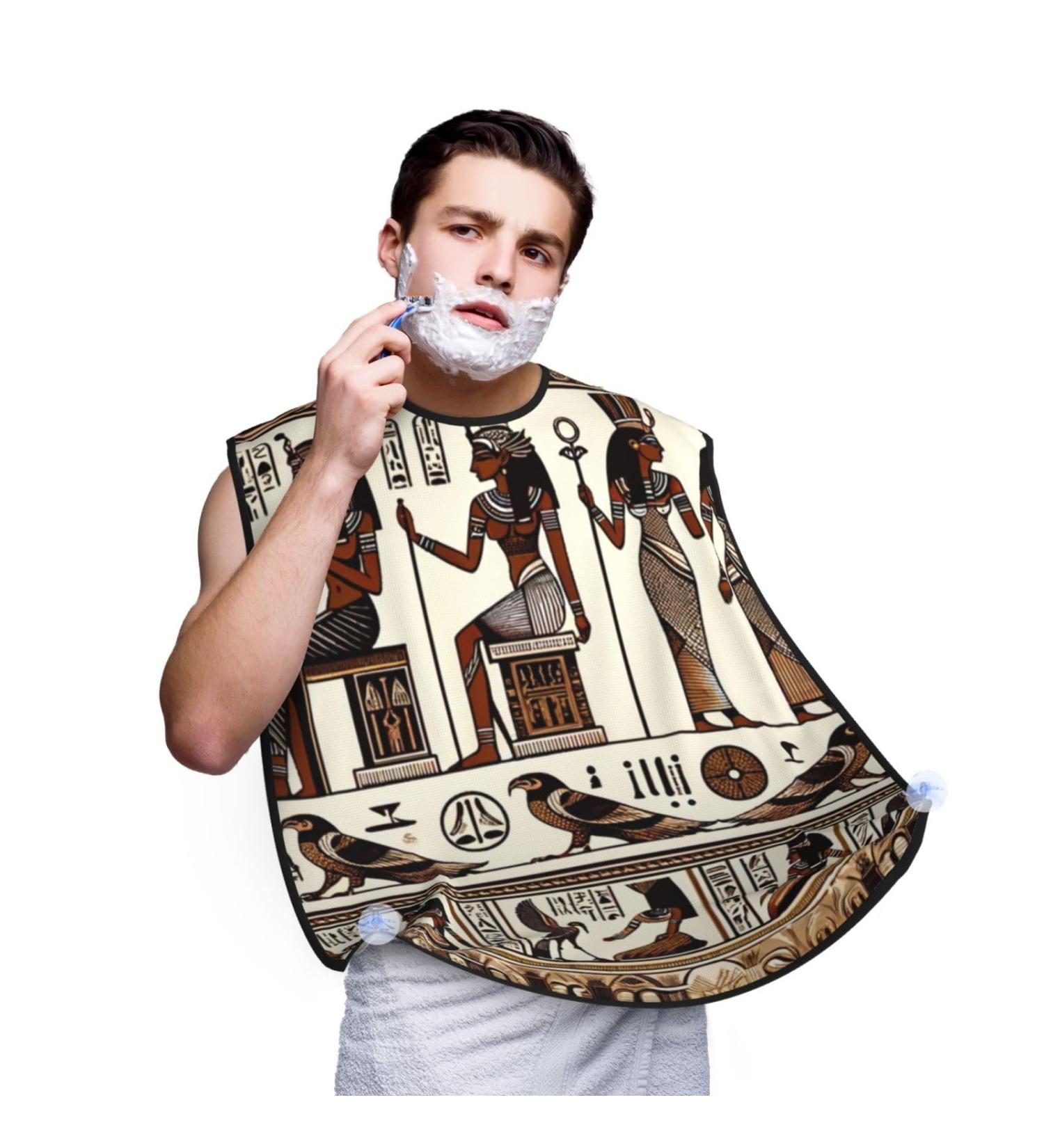 Augenstern Men s Shaving Apron - Egyptian Horus Ra Falcon Design | Beard Bib for Easy Cleanup - Buy Online on GoSupps.com