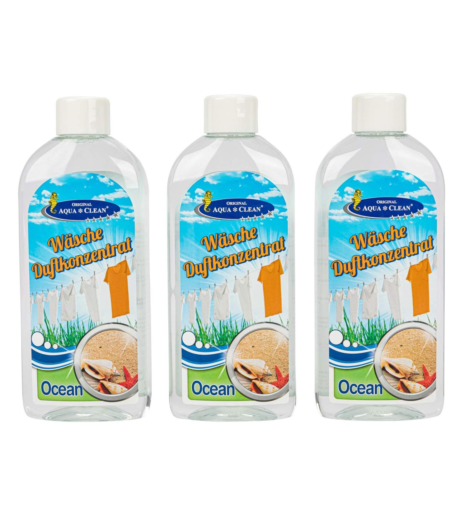 AQUA CLEAN laundry fragrance concentrate 3x250ml (Ocean) Ocean 250 ml (pack of 3)