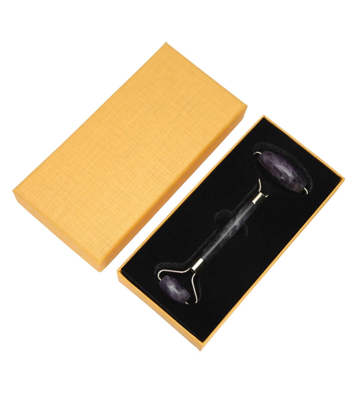 Verdant Touch Amethyst Face Lifting Massage Device | Skin Tightening & Facial Roller for Beauty Care - Buy Online on GoSupps.com