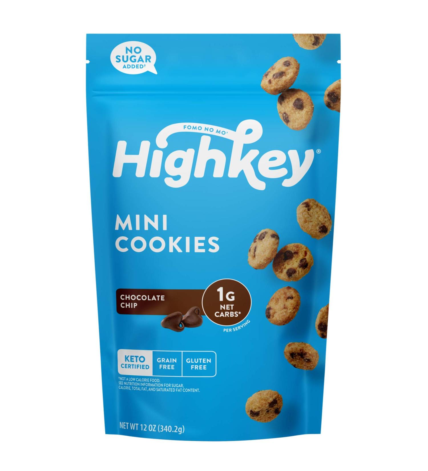 HighKey Mini Cookies - 12 OZ | Delicious Gluten-Free Snack - Buy Online on GoSupps.com