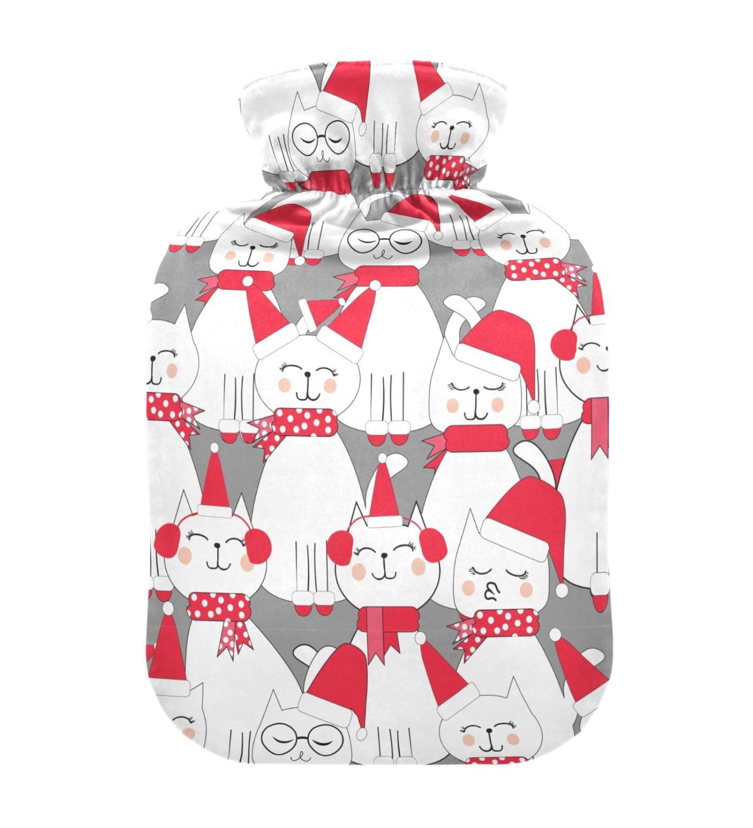 Christmas Cat Heat Bottle - 2L Hand & Foot Warmer | Pain Relief & Cold Therapy Pack - Buy Online on GoSupps.com