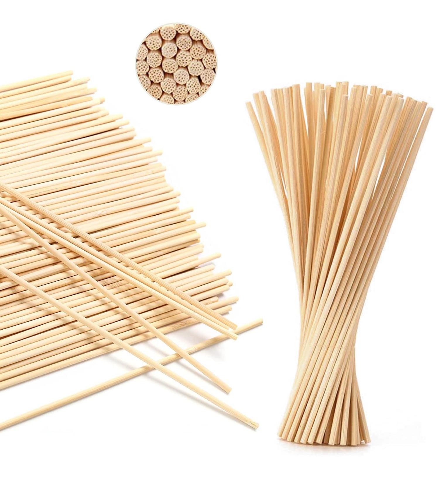 Vievre 100 Pcs Rattan Fragrance Sticks - 20cm Room Aroma Chopsticks for Home Office & Spa | Wood Color White - Buy Online on GoSupps.com