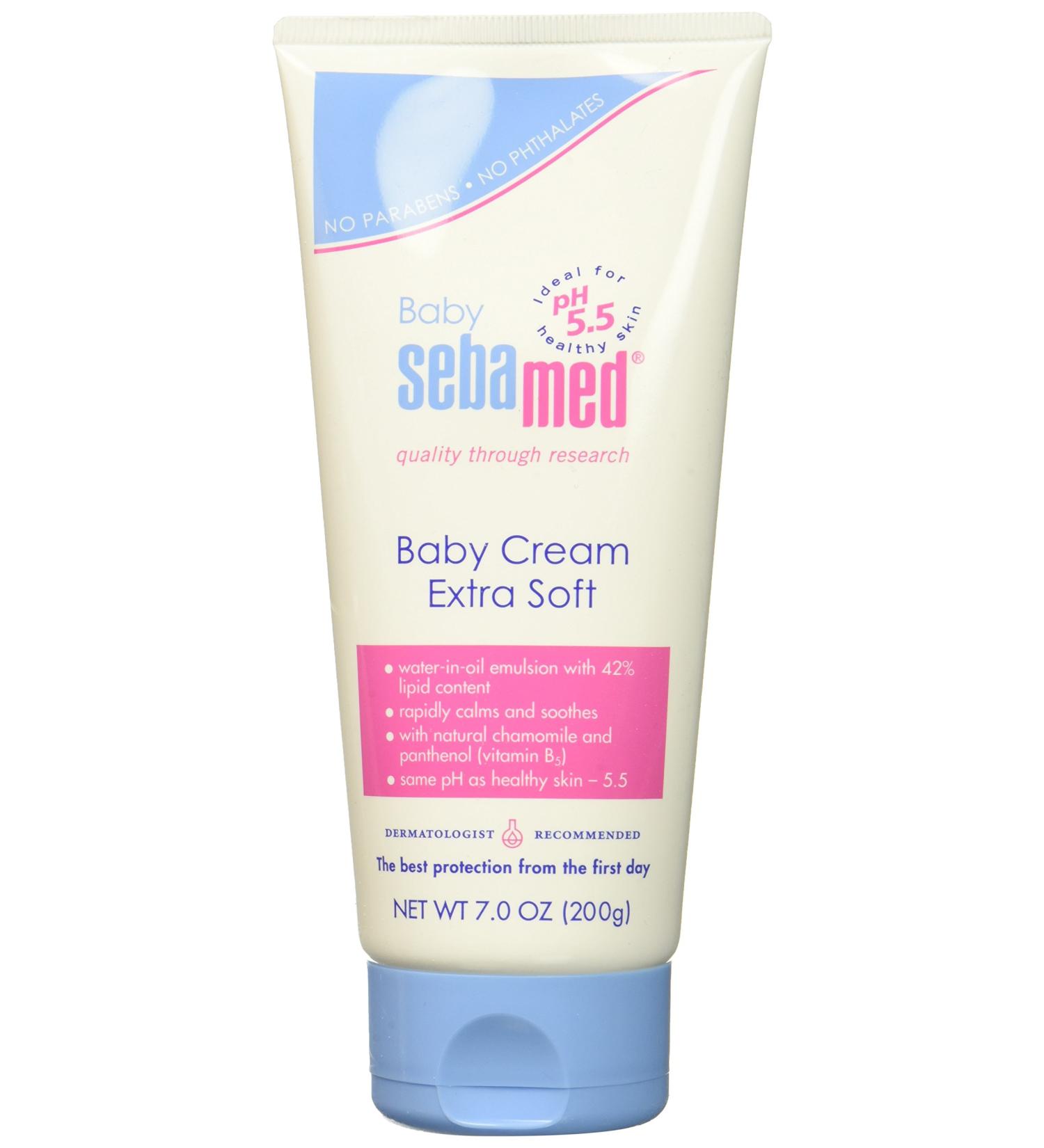Sebamed Baby Cream Extra Soft 7 OZ - Gentle Moisturizer for Baby's Delicate Skin - Buy Online on GoSupps.com