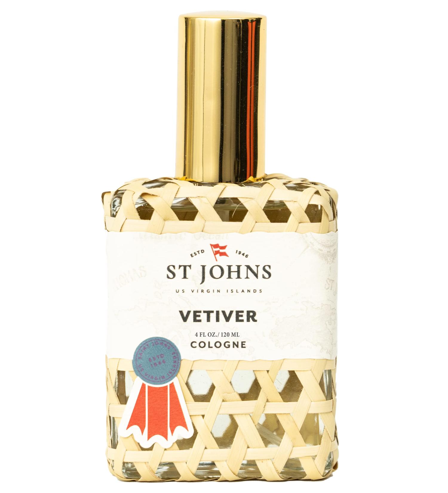 St. John Classic Vetiver Cologne | New Virgin Islands Inspired Fresh Cologne Scent | Sophisticated Cologne Fragrance for Men (4 oz Spray) Vetiver 4 Fl Oz (Pack of 1) - Buy Online on GoSupps.com