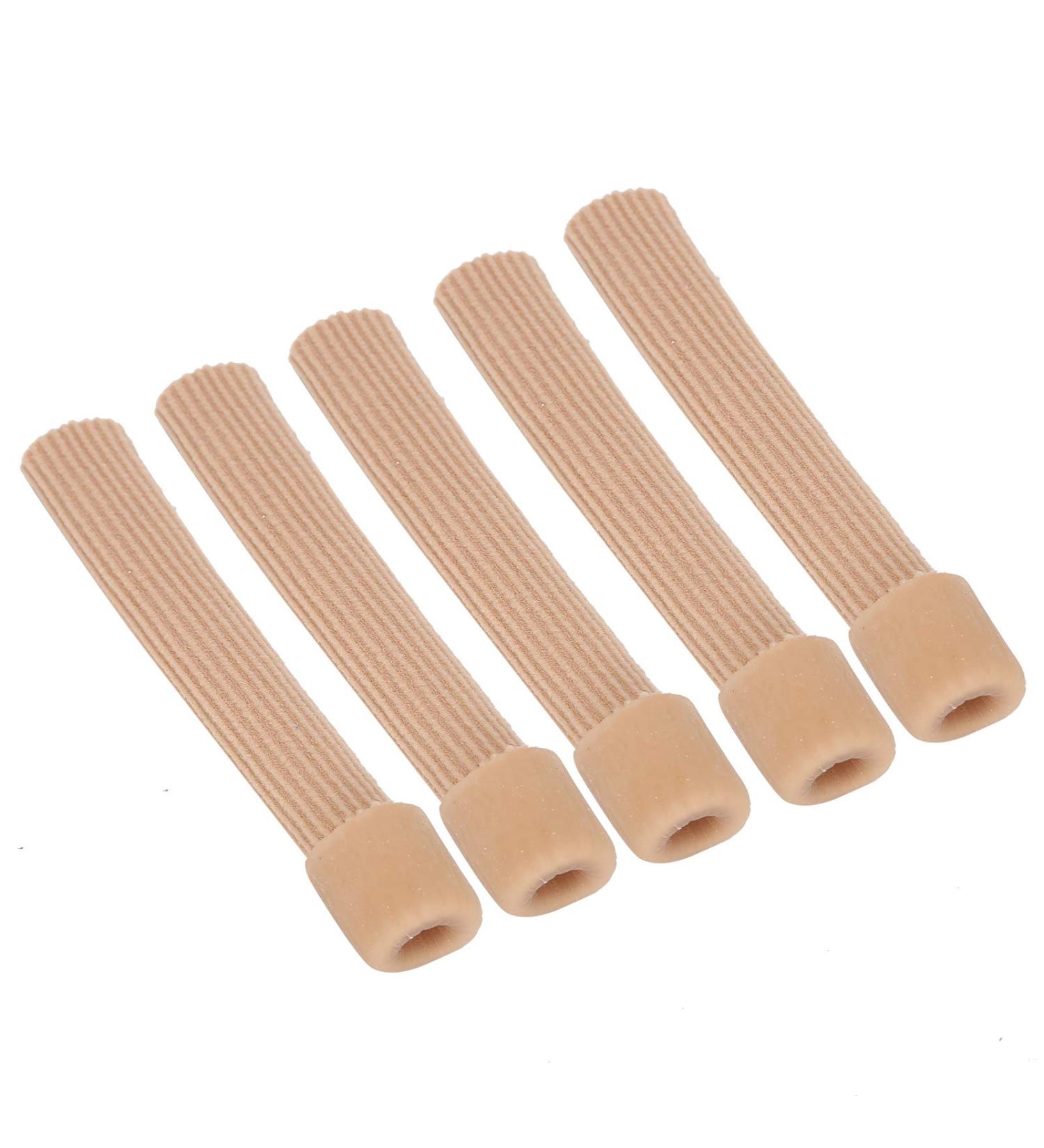 5pcs Toe Sleeve & Finger Toe Tube Bunion Pads for Foot Health (Size Small) - Buy Online on GoSupps.com