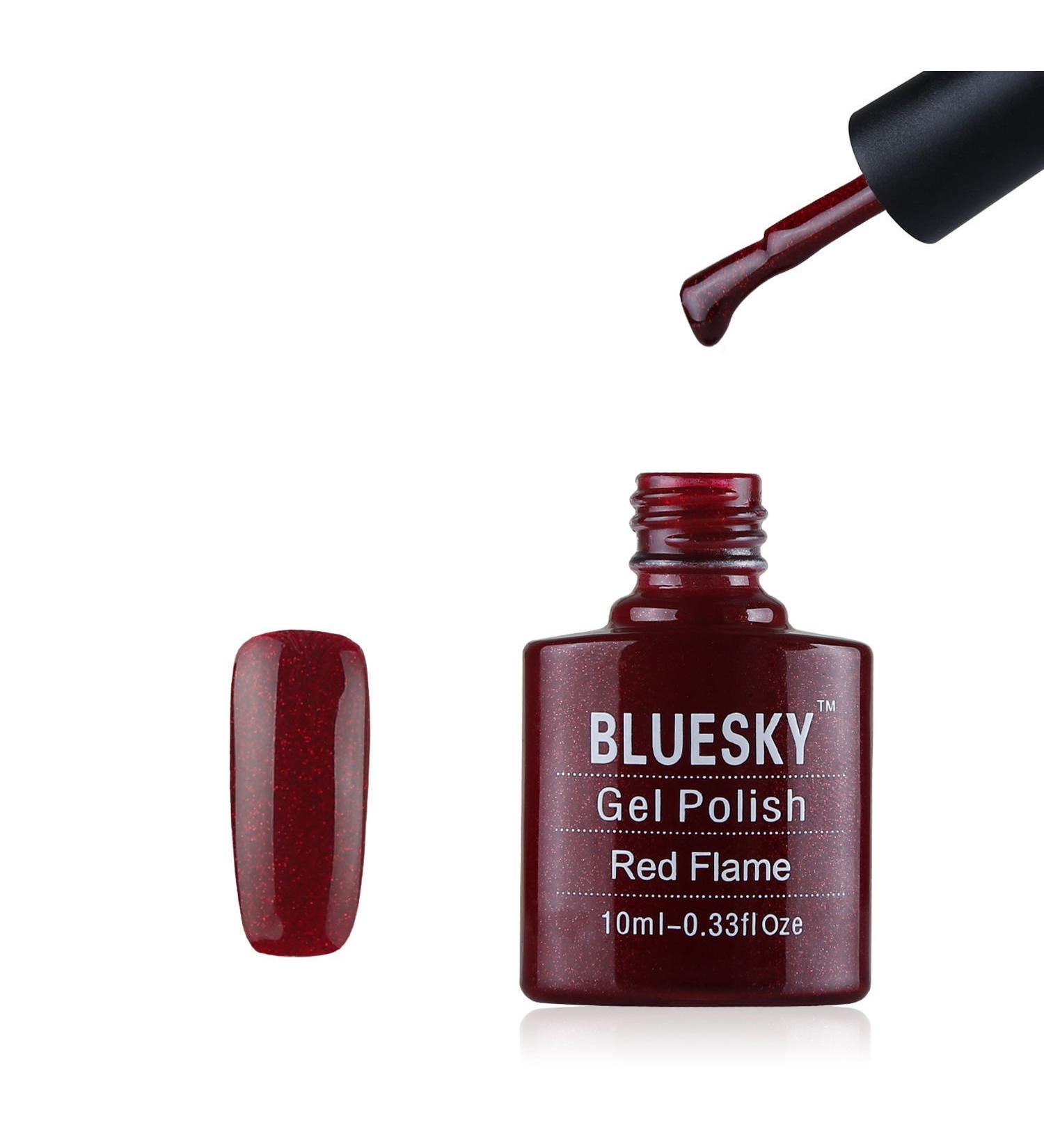 BLUESKY RED FLAME UV/LED Gel Nail Polish 10 ml