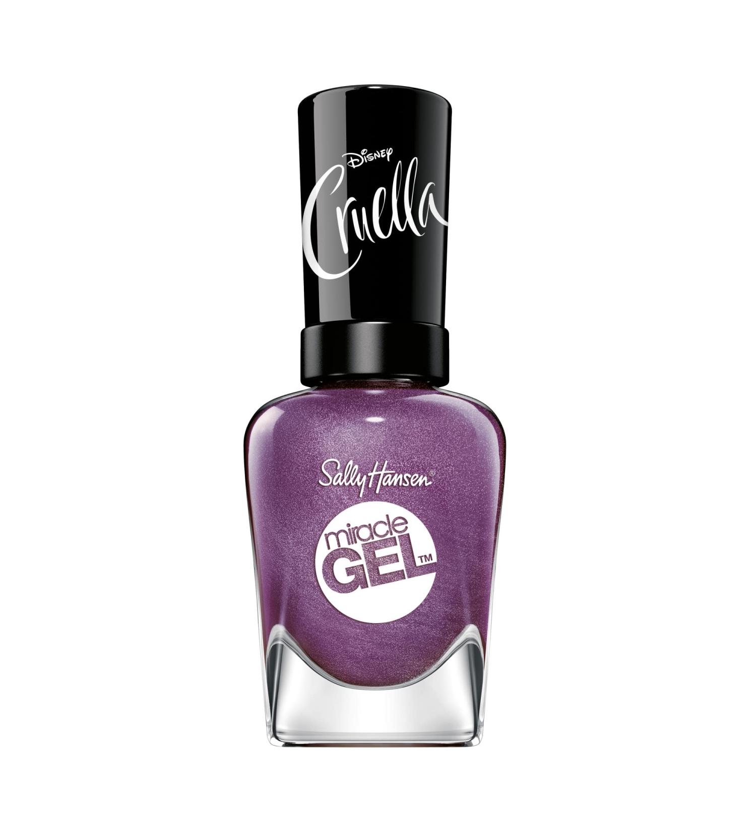 Sally Hansen Miracle Gel x Disney's Cruella Collection - 863 Fame & Fortune - 0.5 Fl Oz - Long-Lasting Nail Polish for a Stunning Look - Buy Online on GoSupps.com