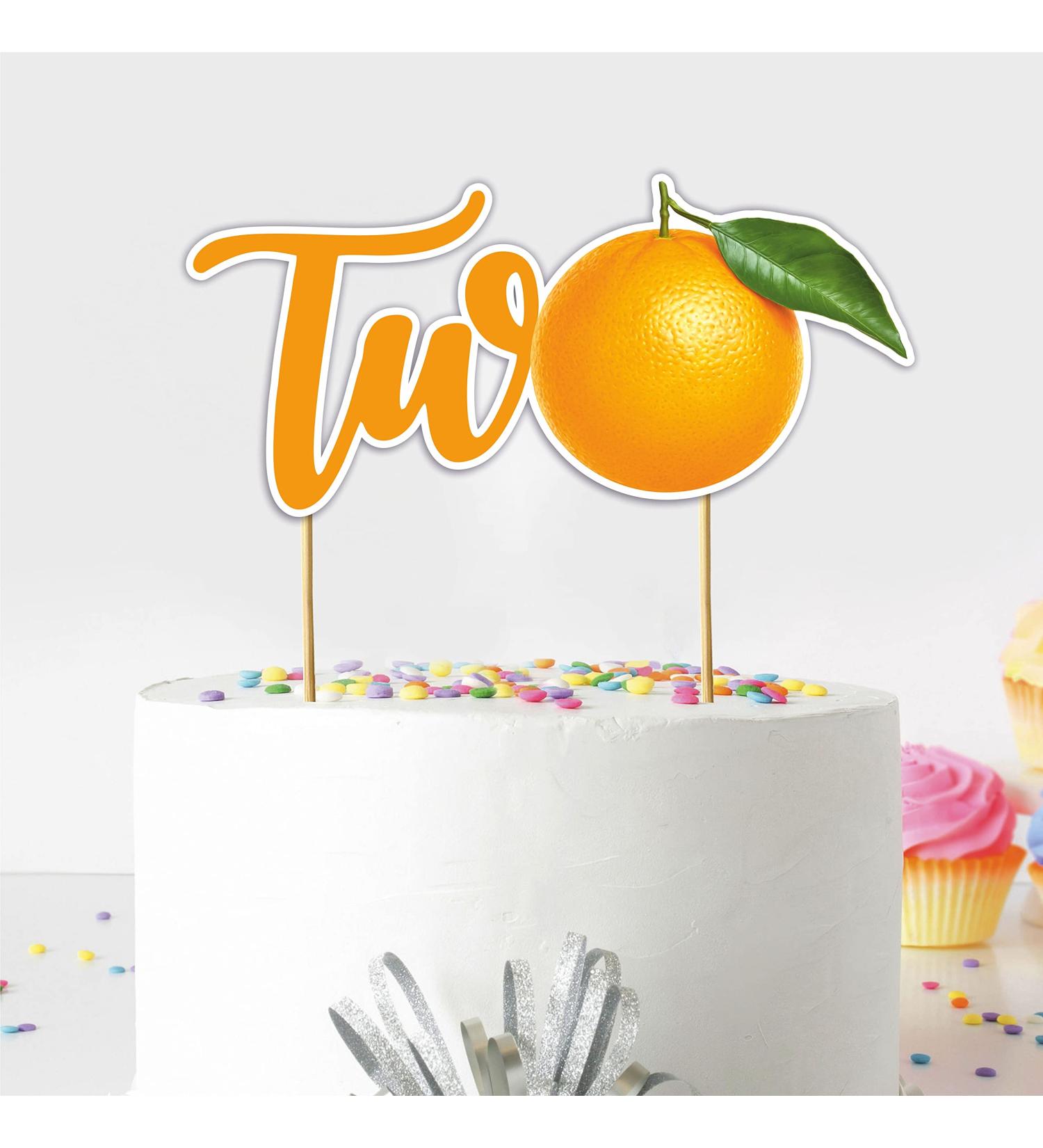 Seyal Orange Two Cake Topper - Buy Online on GoSupps.com