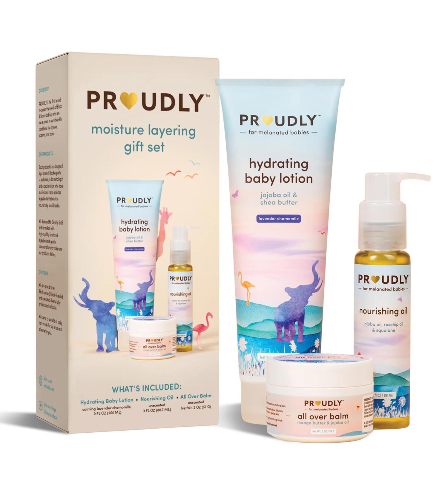 Moisture Layering Gift Set for Melanated Babies | Dermatologist-Designed Kids Skin Care for Sensitive Skin | Eczema & Cradle Cap Relief - Buy Online on GoSupps.com