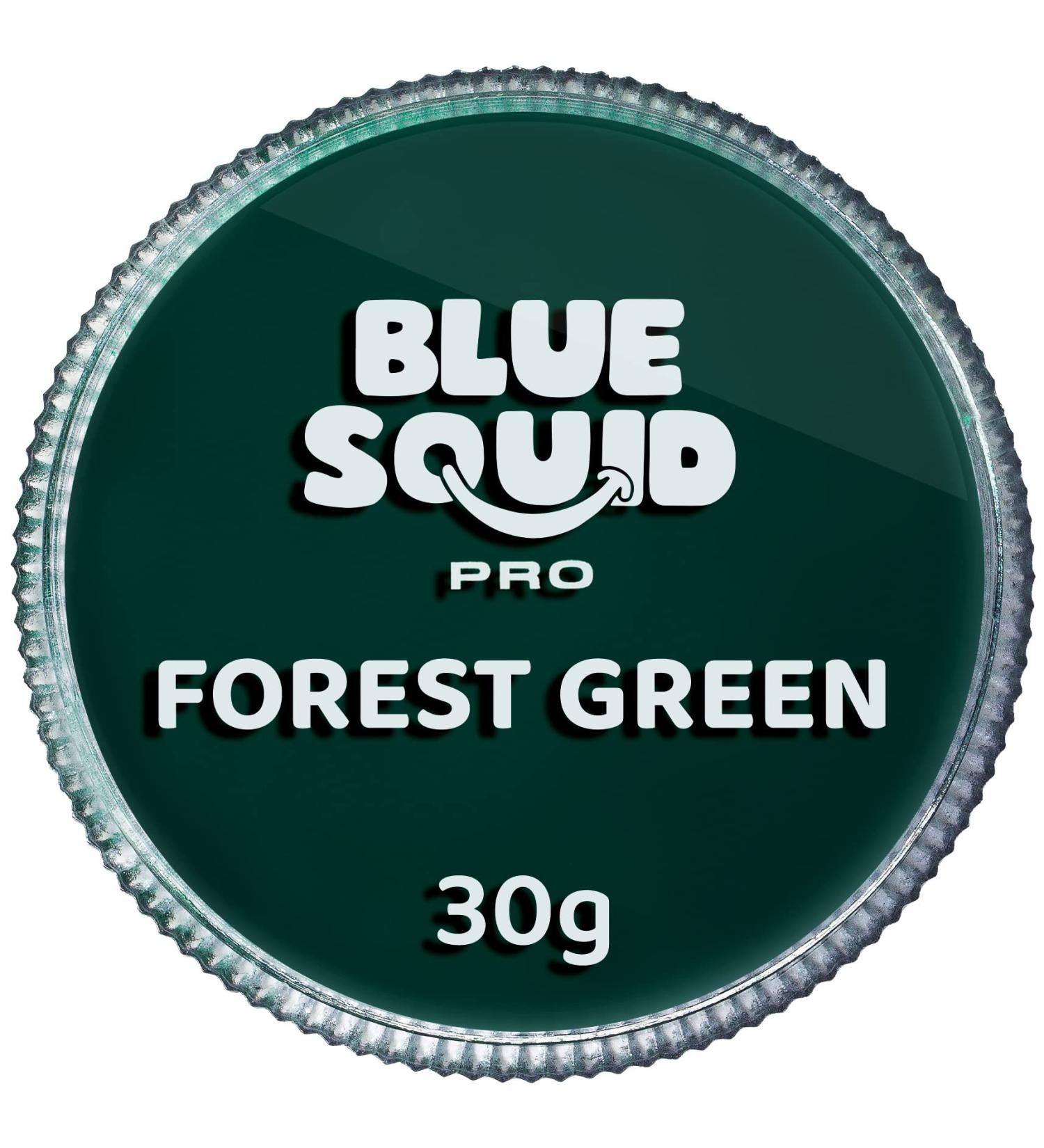 Blue Squid PRO Face Paint - Classic Forest Green (30gm) Water Activated Makeup for Halloween SFX | Professional Body Paint for Adults & Kids - Buy Online on GoSupps.com