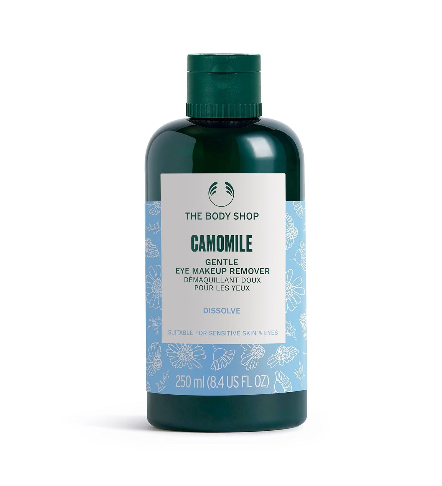 The Body Shop Chamomile Gentle Eye Makeup Remover 8.4 Fl Oz - Vegan Formula for Sensitive Skin - Buy Online on GoSupps.com