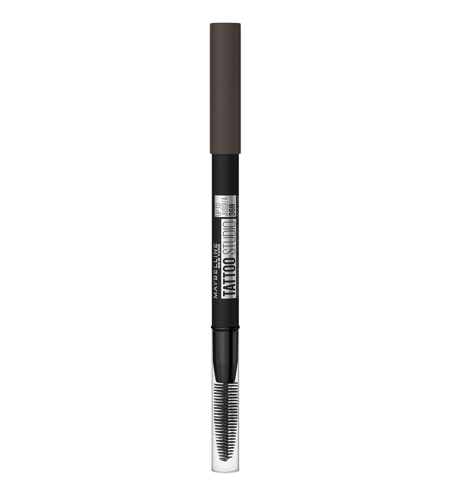 Maybelline TattooStudio Waterproof Eyebrow Pencil Sharpenable Pigmented Eyebrow Pencil for Defined Brows - Black Brown - Buy Online on GoSupps.com