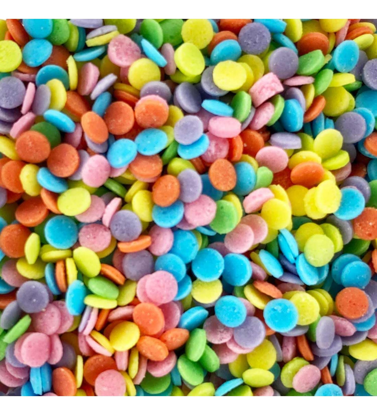 A Pinch Of - Rainbow Confetti Cake Topper Sprinkles - 25g Edible Matt Cupcake/Cake Decorations - Party Sprinkles Ideal For Funfetti Themed Cakes and Bakes 30g Rainbow - Buy Online on GoSupps.com