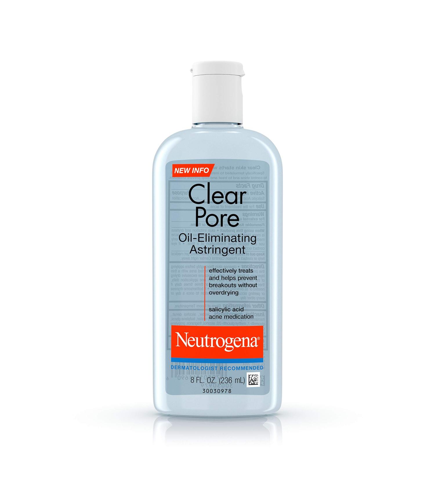 Neutrogena Clear Pore Oil Eliminating Astringent - 8 fl oz - Buy Online on GoSupps.com