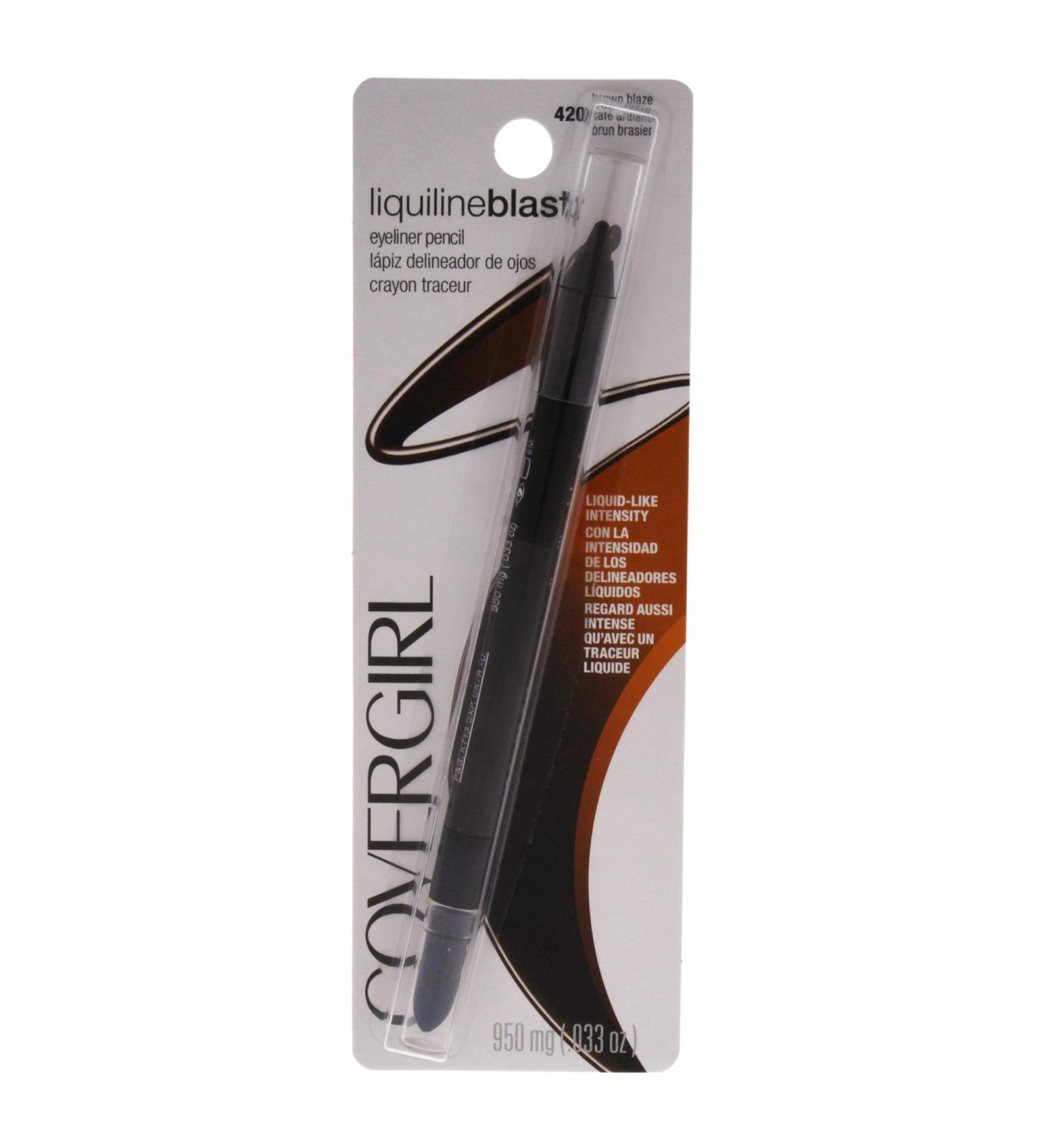 COVERGIRL LiquilineBlast Brown Blaze Eyeliner Pencil 420, 0.033 oz - Packaging May Vary - Buy Online on GoSupps.com