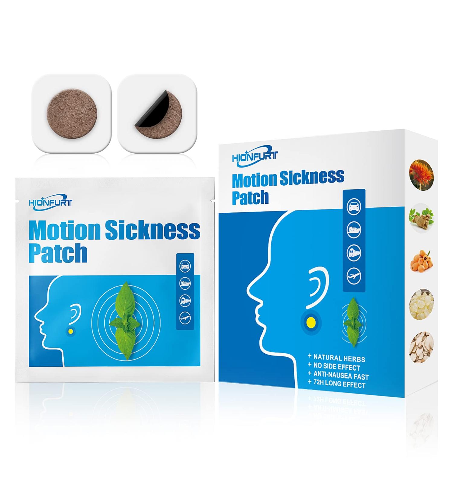 Hionfurt Motion Sickness Patches - 16 Count | Fast-Acting Relief for Nausea and Motion Sickness - Buy Online on GoSupps.com