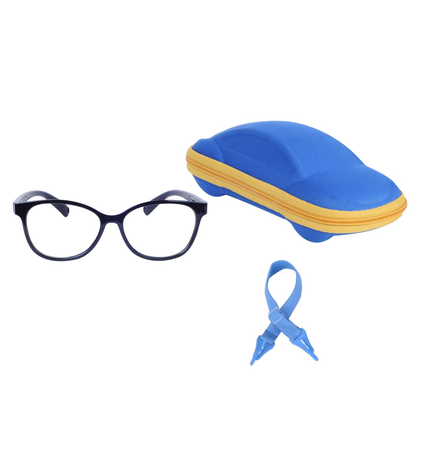 UV Block TR90 Blue Light Filtering Glasses for Kids - Adjustable Band & Case Included - Buy Online on GoSupps.com