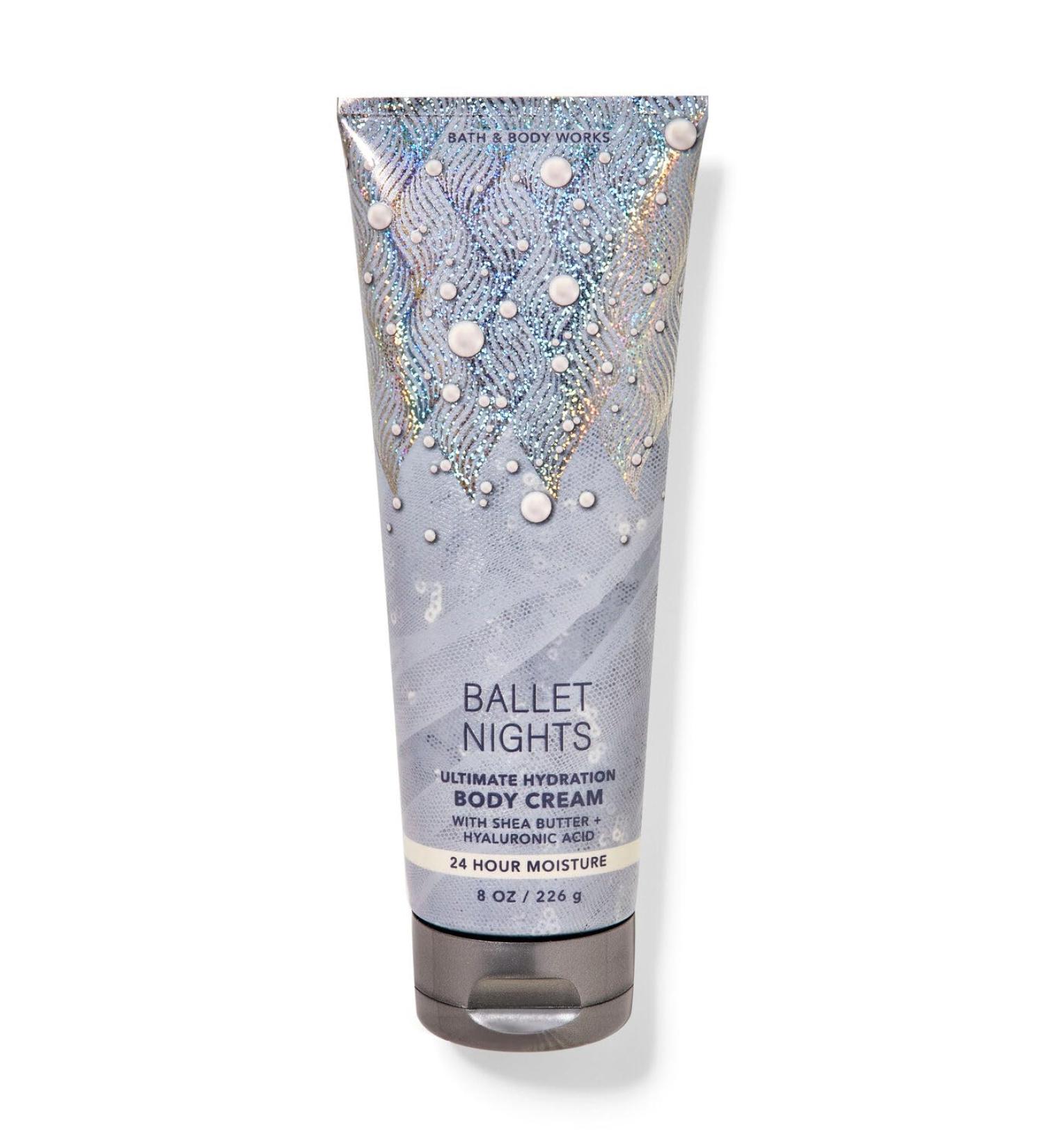 Bath & Body Works Ultimate Hydration Body Cream Gift Set For Women 8 Fl Oz (Ballet Nights)