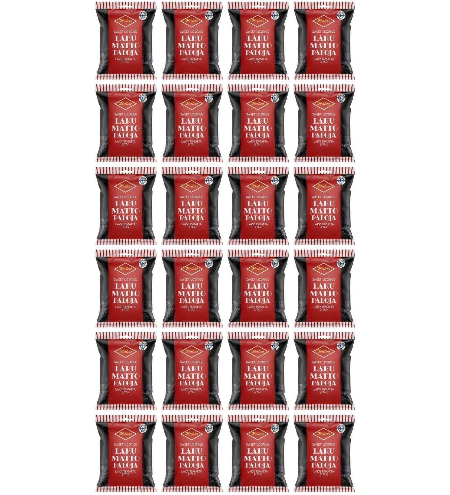 Halva Lakumattopaloja Original R glisse 24 Packs of 185g