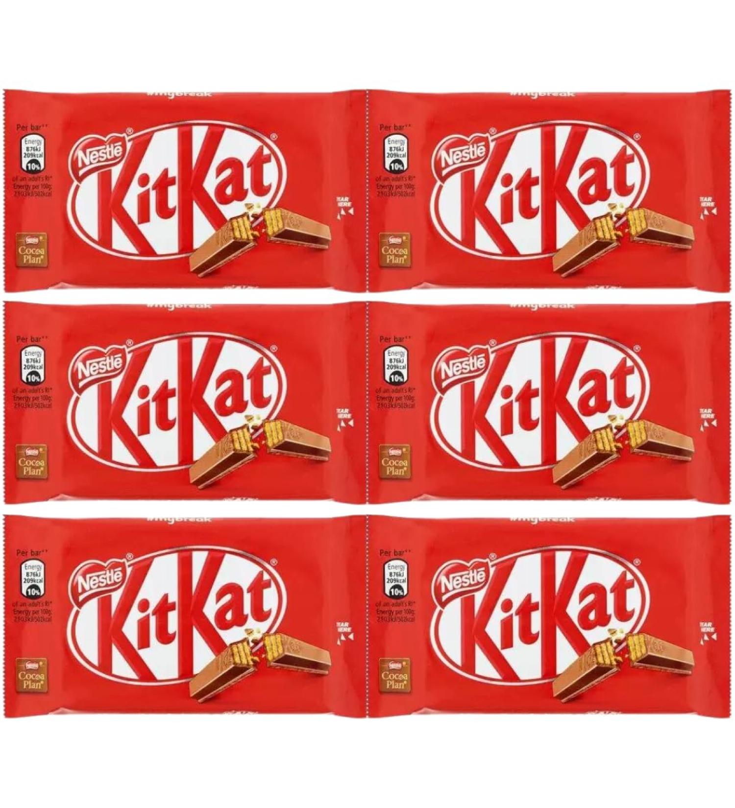Milk Chocolate Bundle With Kit Kat 4 Finger Milk Chocolate Bar 42g (6 Pack)