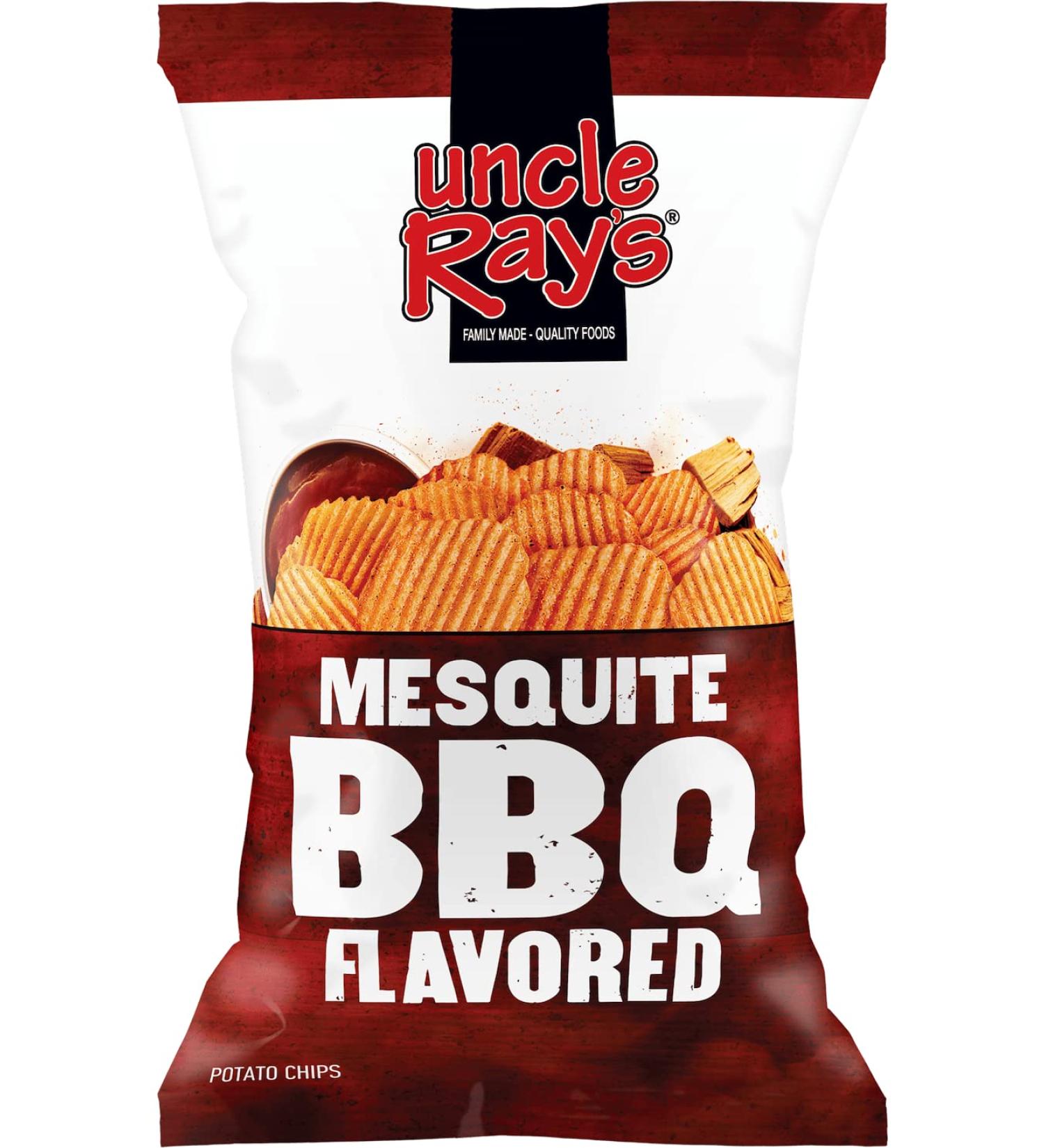 Uncle Rays Mesquite BBQ Flavoured Potato Chips Crisps American Chips
